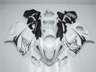 Purchase 2008-2019 White Suzuki GSXR 1300 Hayabusa Replacement Motorcycle Fairings UK