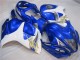 Purchase 2008-2019 Blue White Suzuki GSXR 1300 Hayabusa Motorcyle Fairings UK