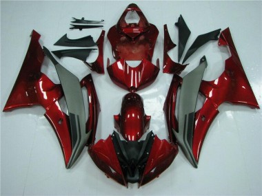 Purchase 2008-2016 Red Grey Yamaha YZF R6 Motorcycle Fairings Kits UK