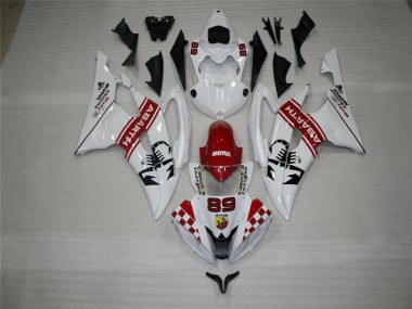 Purchase 2008-2016 White Yamaha YZF R6 Motorbike Fairings UK