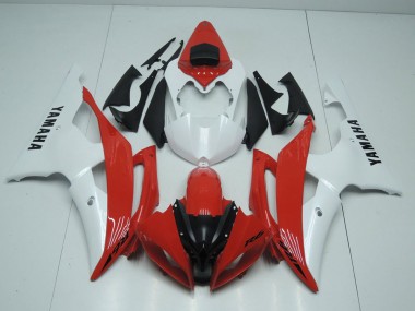 Purchase 2008-2016 Red and Pearl White Yamaha YZF R6 Motorcycle Replacement Fairings UK