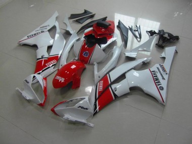 Purchase 2008-2016 White Red OEM Style Yamaha YZF R6 Bike Fairings UK