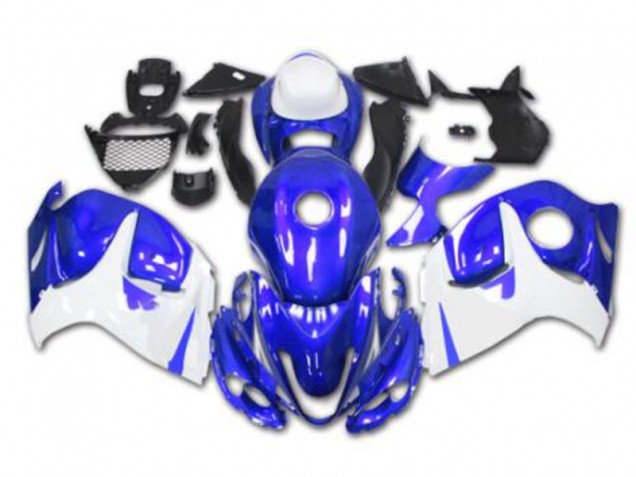 Purchase 2008-2019 Blue White Suzuki GSXR 1300 Hayabusa Motorcycle Replacement Fairings UK