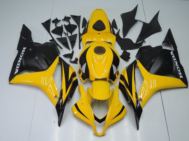 Purchase 2009-2012 Yellow Black Honda CBR600RR Motorcycle Fairing Kits UK