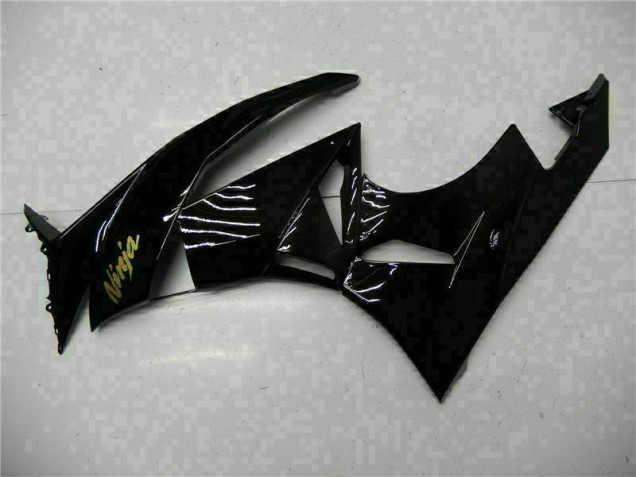 Purchase 2009-2012 Black Gold Ninja Kawasaki ZX6R Motorcycle Replacement Fairings UK