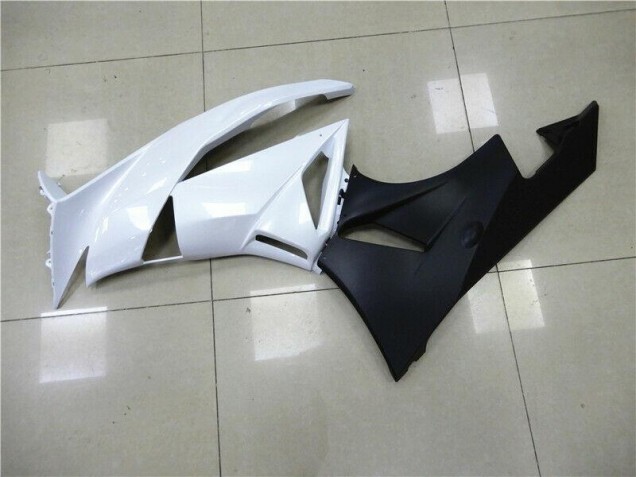 Purchase 2009-2012 White Kawasaki ZX6R Motorcyle Fairings UK