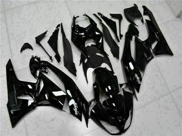 Purchase 2009-2012 Black White Ninja Kawasaki ZX6R Replacement Fairings UK