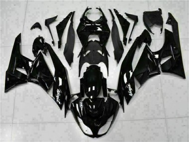 Purchase 2009-2012 Black White Ninja Kawasaki ZX6R Replacement Fairings UK