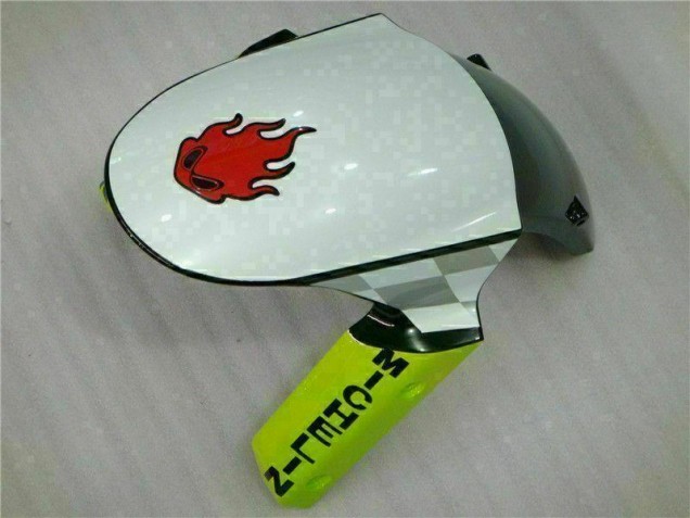 Purchase 2009-2012 White Red H. Energy Kawasaki ZX6R Motorcycle Fairings Kit UK