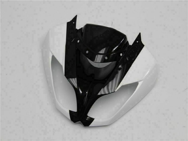 Purchase 2009-2012 Black White Kawasaki ZX6R Motorcycle Fairings UK