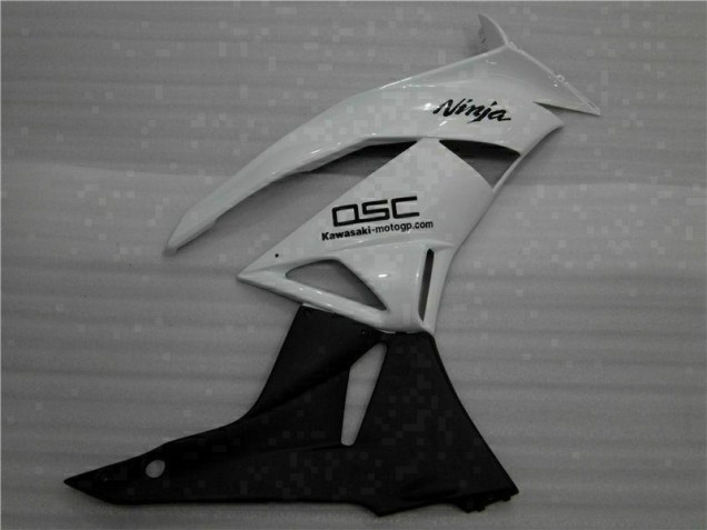 Purchase 2009-2012 White Black Ninja Kawasaki ZX6R Motorbike Fairings UK