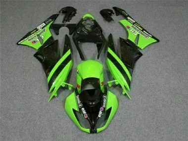 Purchase 2009-2012 Black Green 3M Touch4 Kawasaki ZX6R Motorbike Fairing UK