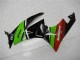 Purchase 2009-2012 Green Black Red Kawasaki ZX6R Bike Fairing UK