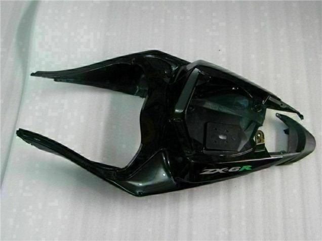 Purchase 2009-2012 Black Green Kawasaki ZX6R Bike Fairing Kit UK