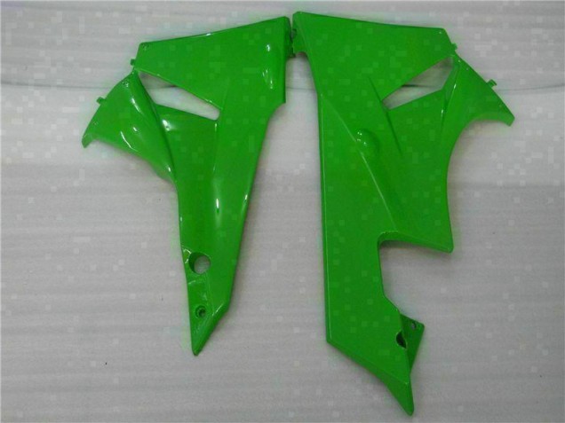 Purchase 2009-2012 Black Green Kawasaki ZX6R Bike Fairing Kit UK