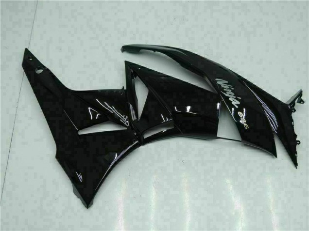 Purchase 2009-2012 Black White Ninja 636 Kawasaki ZX6R Moto Fairings UK