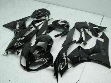 Purchase 2009-2012 Black White Ninja 636 Kawasaki ZX6R Moto Fairings UK