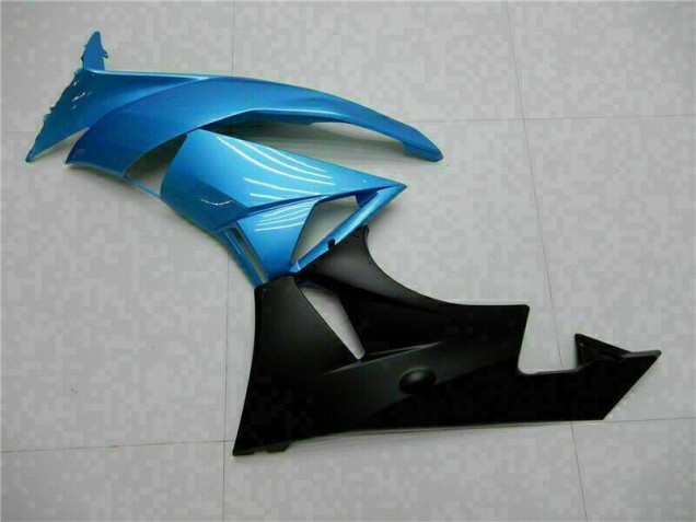 Purchase 2009-2012 Blue Black Kawasaki ZX6R Motorcyle Fairings UK