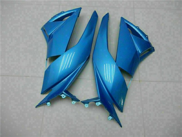 Purchase 2009-2012 Blue Black Kawasaki ZX6R Motorcyle Fairings UK