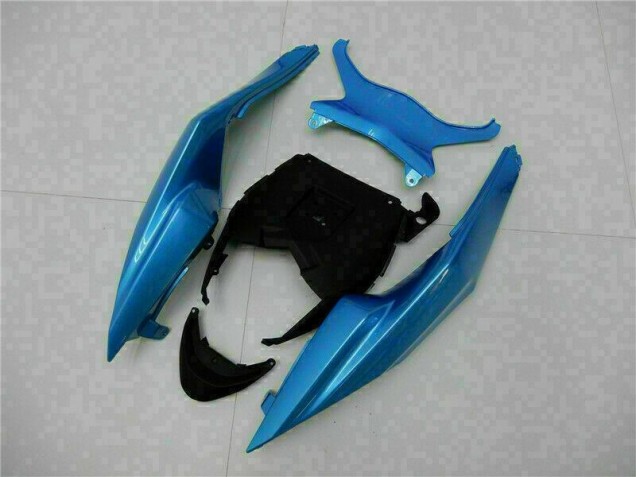 Purchase 2009-2012 Blue Black Kawasaki ZX6R Motorcyle Fairings UK