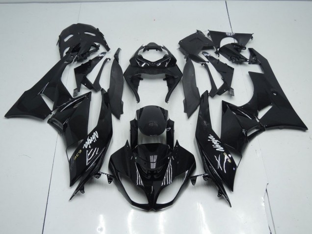 Purchase 2009-2012 Black OEM Style Kawasaki ZX6R Motor Bike Fairings UK