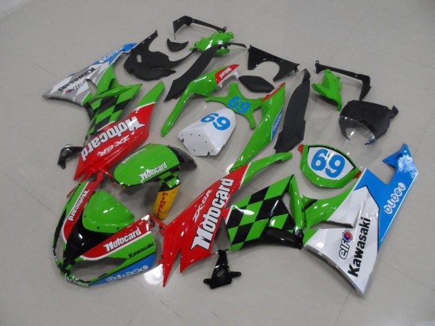 Purchase 2009-2012 Motocard Kawasaki ZX6R Motorcycle Fairings Kits UK