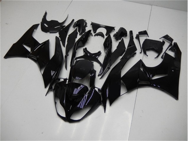 Purchase 2009-2012 Glossy Black Kawasaki ZX6R Motorbike Fairing UK