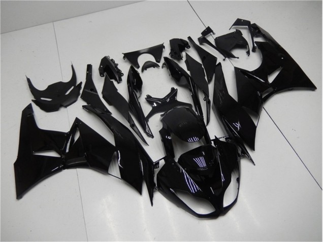 Purchase 2009-2012 Glossy Black Kawasaki ZX6R Motorbike Fairing UK