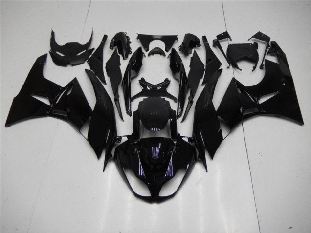 Purchase 2009-2012 Glossy Black Kawasaki ZX6R Motorbike Fairing UK