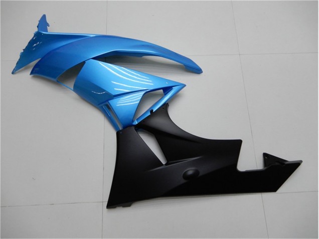 Purchase 2009-2012 Blue Black Kawasaki ZX6R Motorcycle Fairing Kit UK