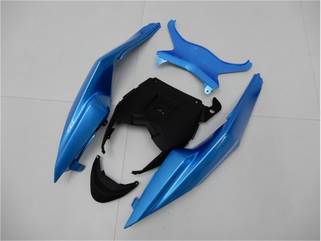 Purchase 2009-2012 Blue Black Kawasaki ZX6R Motorcycle Fairing Kit UK