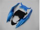 Purchase 2009-2012 Blue Black Kawasaki ZX6R Motorcycle Fairing Kit UK