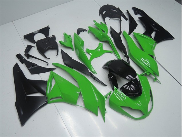 Purchase 2009-2012 Green Black Kawasaki ZX6R Replacement Motorcycle Fairings UK