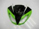 Purchase 2009-2012 Black Green Red Kawasaki ZX6R Bike Fairing Kit UK