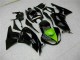 Purchase 2009-2012 Black Green Kawasaki ZX6R Moto Fairings UK