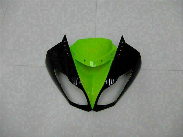 Purchase 2009-2012 Black Green Kawasaki ZX6R Moto Fairings UK