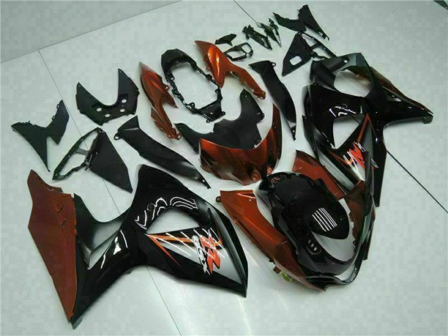 Purchase 2009-2016 Brown Black Suzuki GSXR1000 Bike Fairing Kit UK