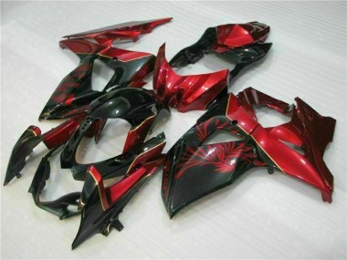 Purchase 2009-2016 Red Flame Black Suzuki GSXR1000 Motorcycle Replacement Fairings UK