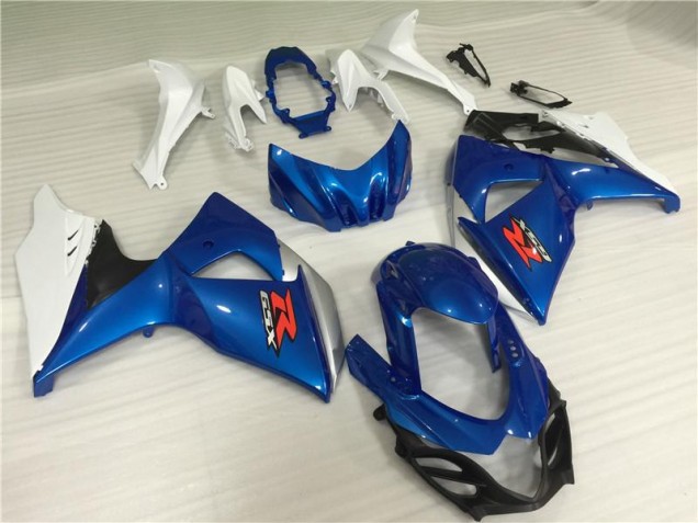 Purchase 2009-2016 Blue White Suzuki GSXR1000 Motor Fairings UK