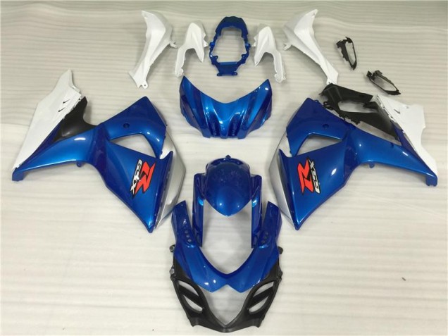 Purchase 2009-2016 Blue White Suzuki GSXR1000 Motor Fairings UK