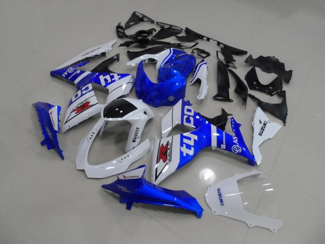 Purchase 2009-2016 Blue Tyco Suzuki GSXR 1000 K9 Motorbike Fairing Kits UK