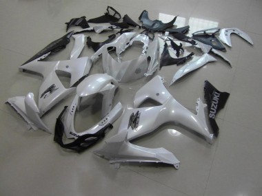 Purchase 2009-2016 Pearl White and Black Suzuki GSXR 1000 K9 Motorbike Fairings UK