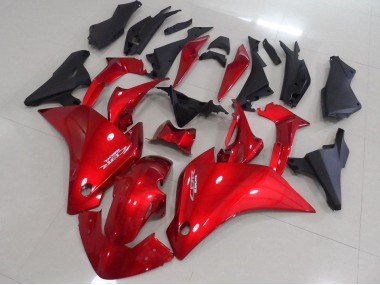 Purchase 2011-2013 Red Matte Black Honda CBR250RR Motorcyle Fairings UK