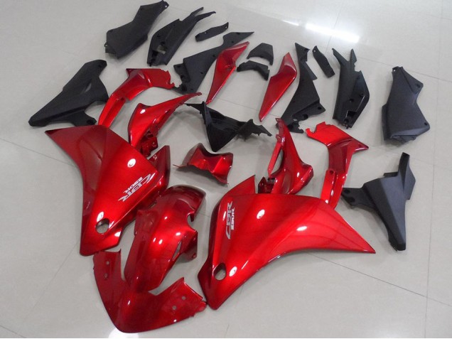 Purchase 2011-2013 Red Matte Black Honda CBR250RR Motorcyle Fairings UK