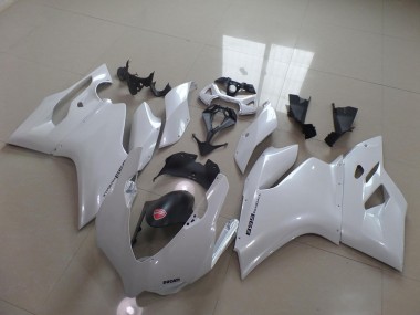 Purchase 2011-2014 Pearl White Ducati 1199 Motorcycle Fairing Kit UK