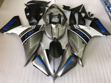 Purchase 2012-2014 Silver Blue Yamaha YZF R1 Motorbike Fairing Kits UK