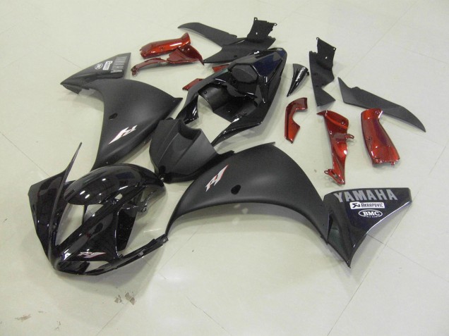 Purchase 2012-2014 Matte Black Yamaha YZF R1 Motorcylce Fairings UK