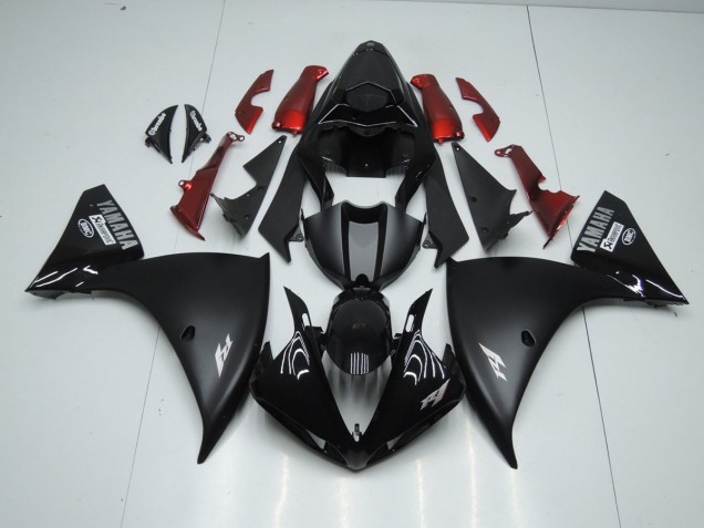 Purchase 2012-2014 Matte Black Yamaha YZF R1 Motorbike Fairing UK