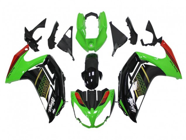 Purchase 2012-2016 Green Black Kawasaki EX650 Motorbike Fairing UK