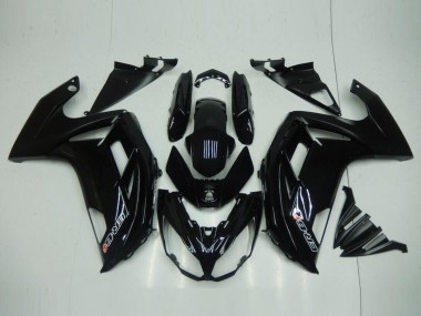 Purchase 2012-2016 Glossy Black Kawasaki EX650 Motorcycle Fairings Kit UK